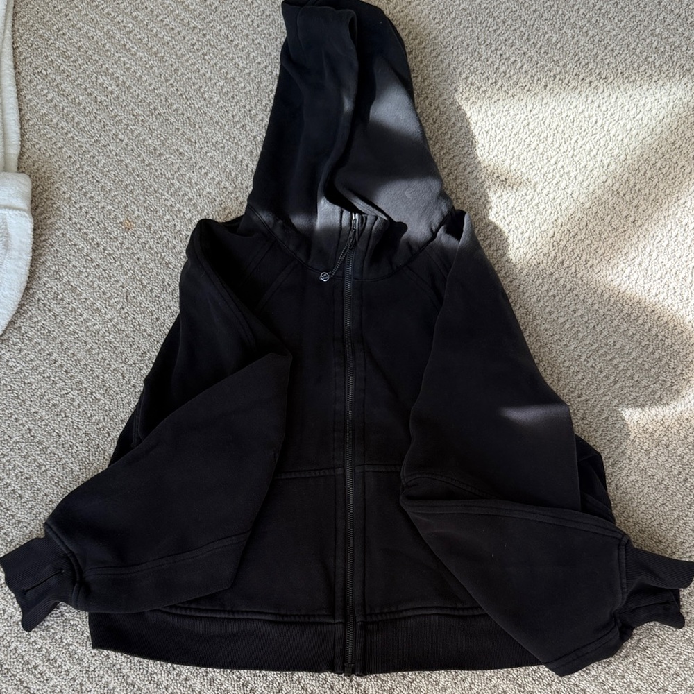 lululemon athletica Black Full‑Zip Hoodie